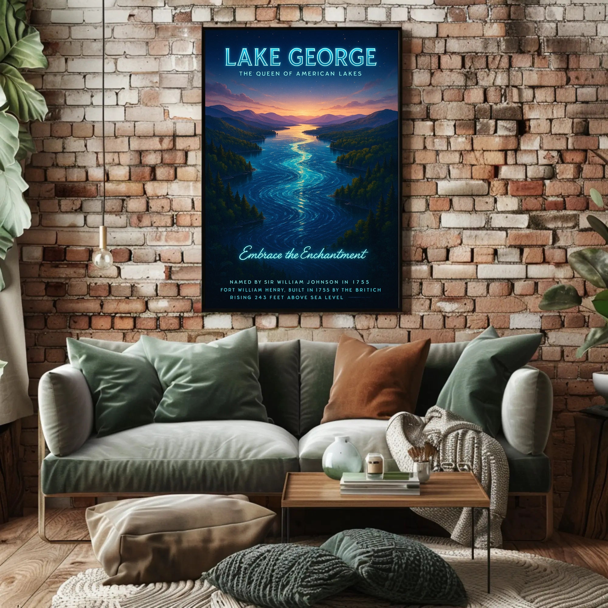 Lake George The Queen of American Lakes Poster PosterGoat