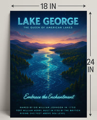 Lake George The Queen of American Lakes Poster PosterGoat