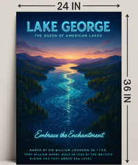 Lake George The Queen of American Lakes Poster PosterGoat