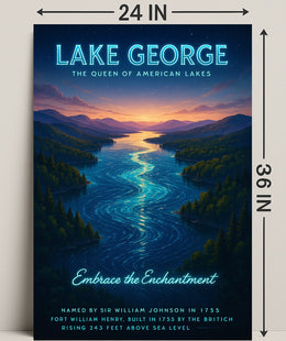 Lake George The Queen of American Lakes Poster PosterGoat