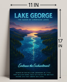 Lake George The Queen of American Lakes Poster PosterGoat