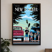 Lakeside Tranquility Contemporary Rural Retreat National Park Poster PosterGoat