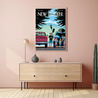 Lakeside Tranquility Contemporary Rural Retreat National Park Poster PosterGoat