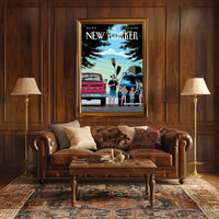 Lakeside Tranquility Contemporary Rural Retreat National Park Poster PosterGoat