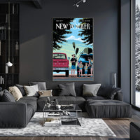 Lakeside Tranquility Contemporary Rural Retreat National Park Poster PosterGoat