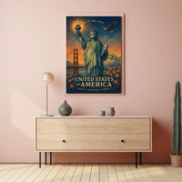 Land Of The Free Poster PosterGoat