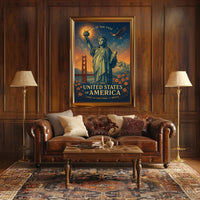 Land Of The Free Poster PosterGoat
