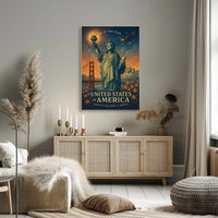 Land Of The Free Poster PosterGoat
