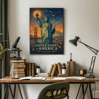 Land Of The Free Poster PosterGoat