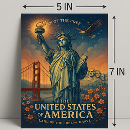 Land Of The Free Poster PosterGoat