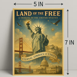 Land Of The Free Poster PosterGoat