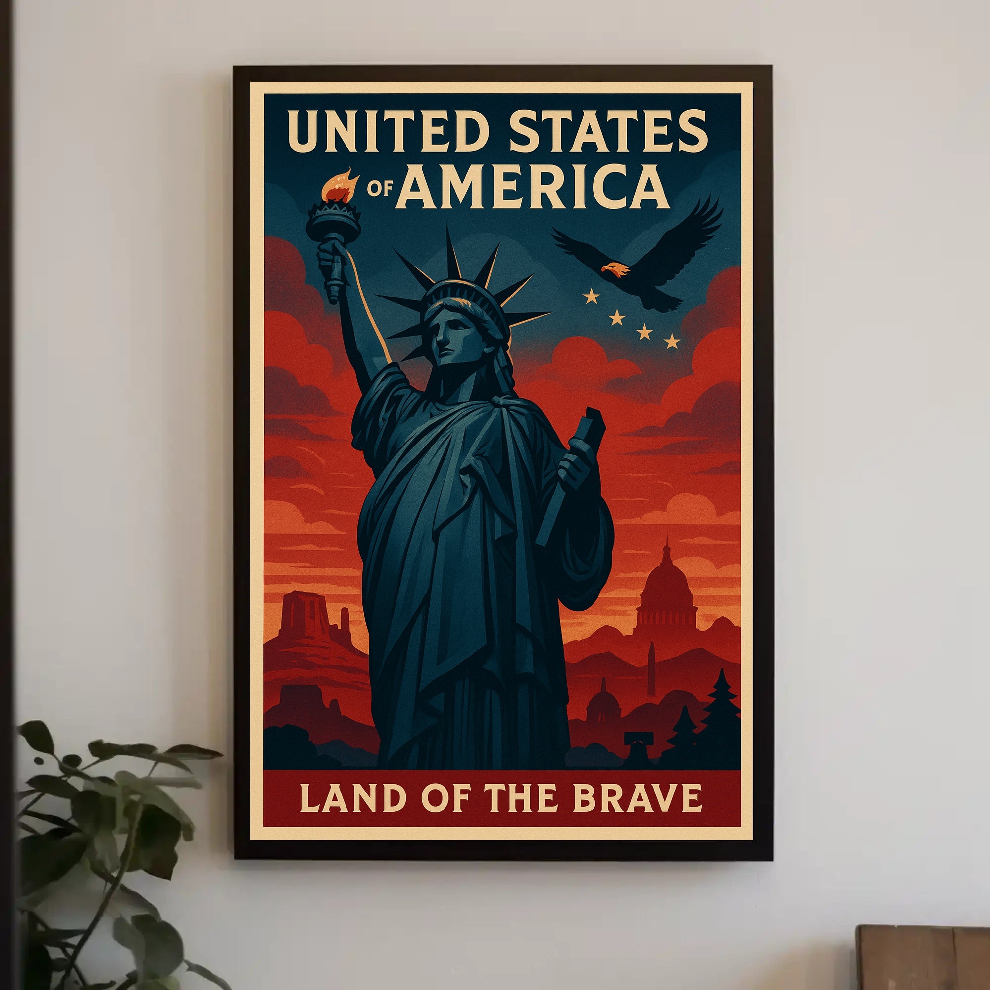 Land of the Brave Poster PosterGoat