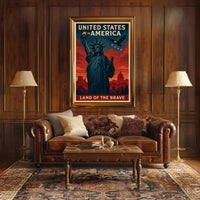 Land of the Brave Poster PosterGoat