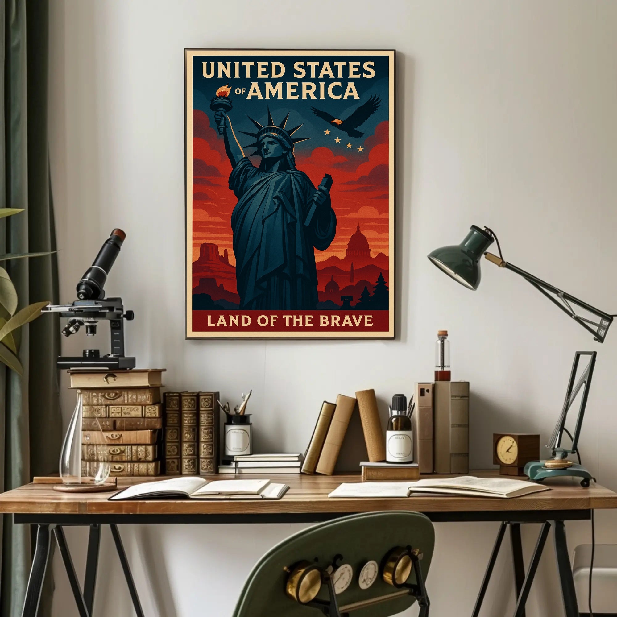 Land of the Brave Poster PosterGoat