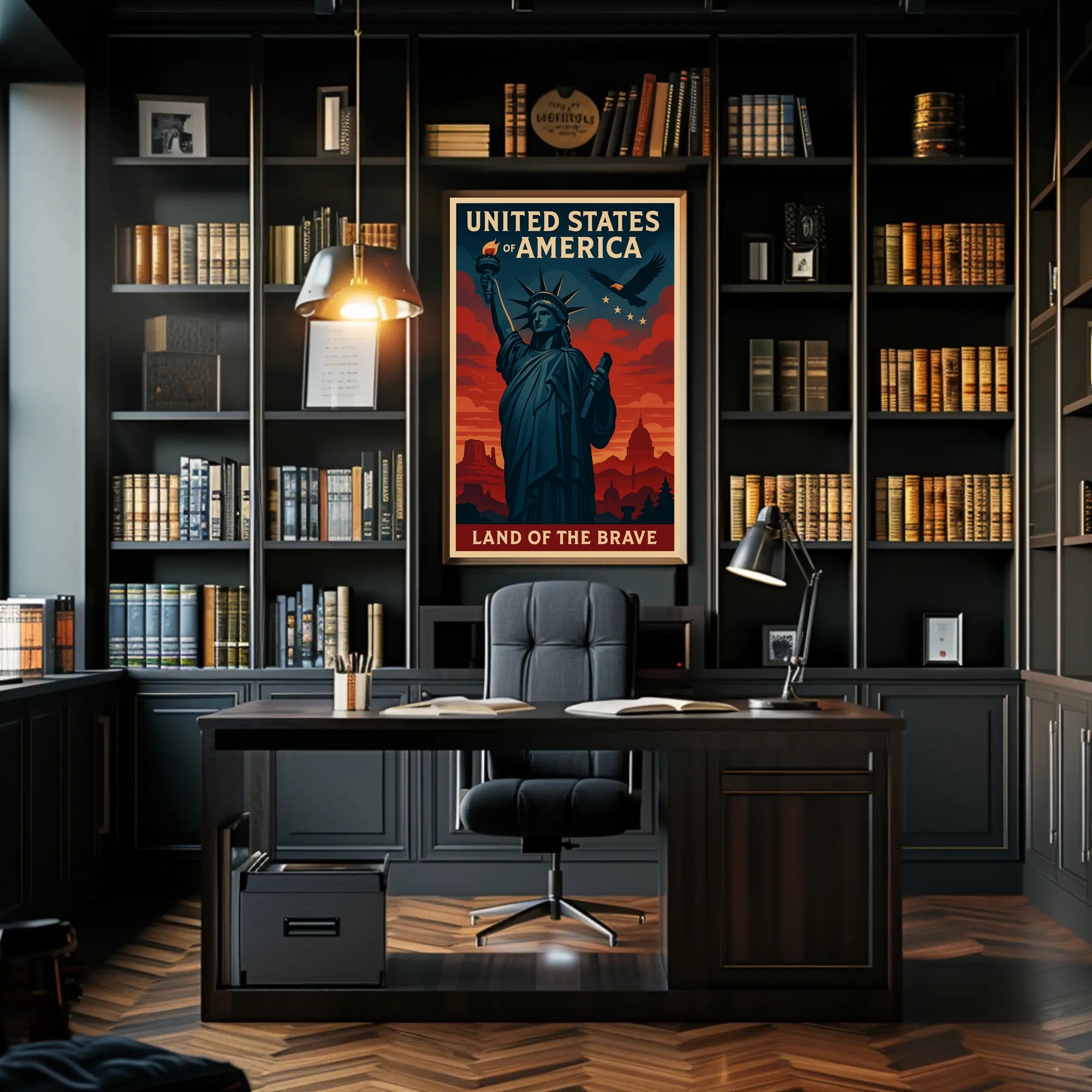 Land of the Brave Poster PosterGoat