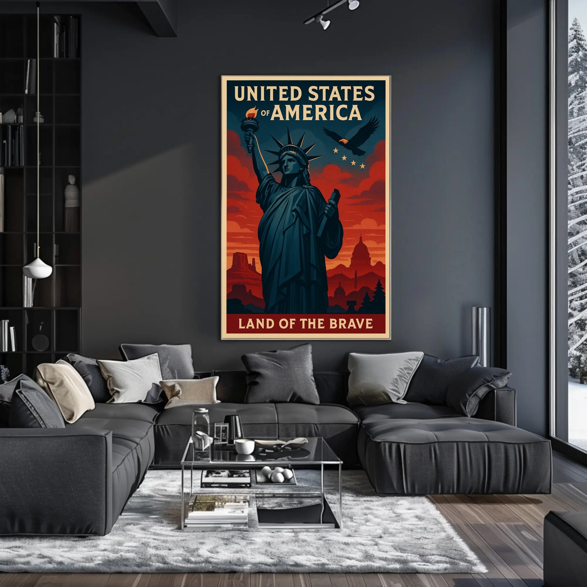 Land of the Brave Poster PosterGoat