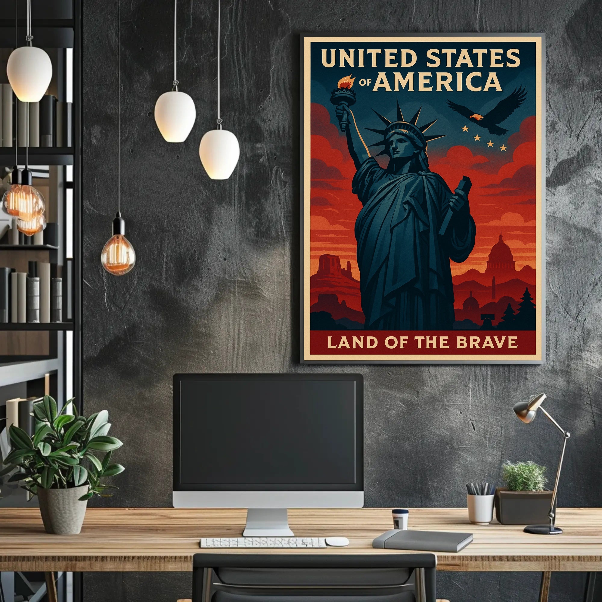 Land of the Brave Poster PosterGoat