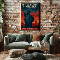 Land of the Brave Poster PosterGoat