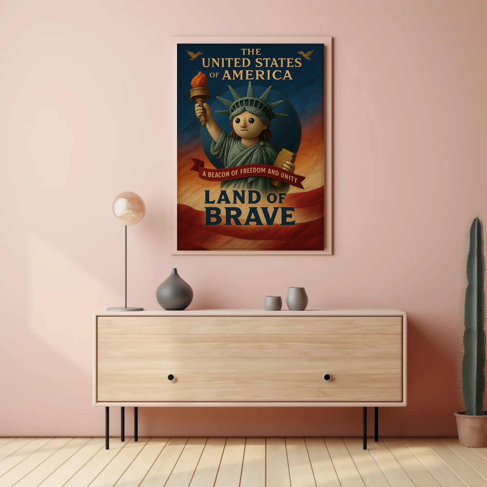 Land of the Brave Poster PosterGoat