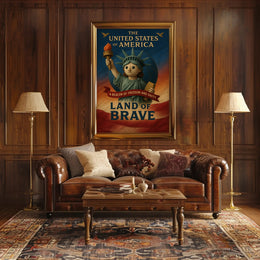 Land of the Brave Poster PosterGoat