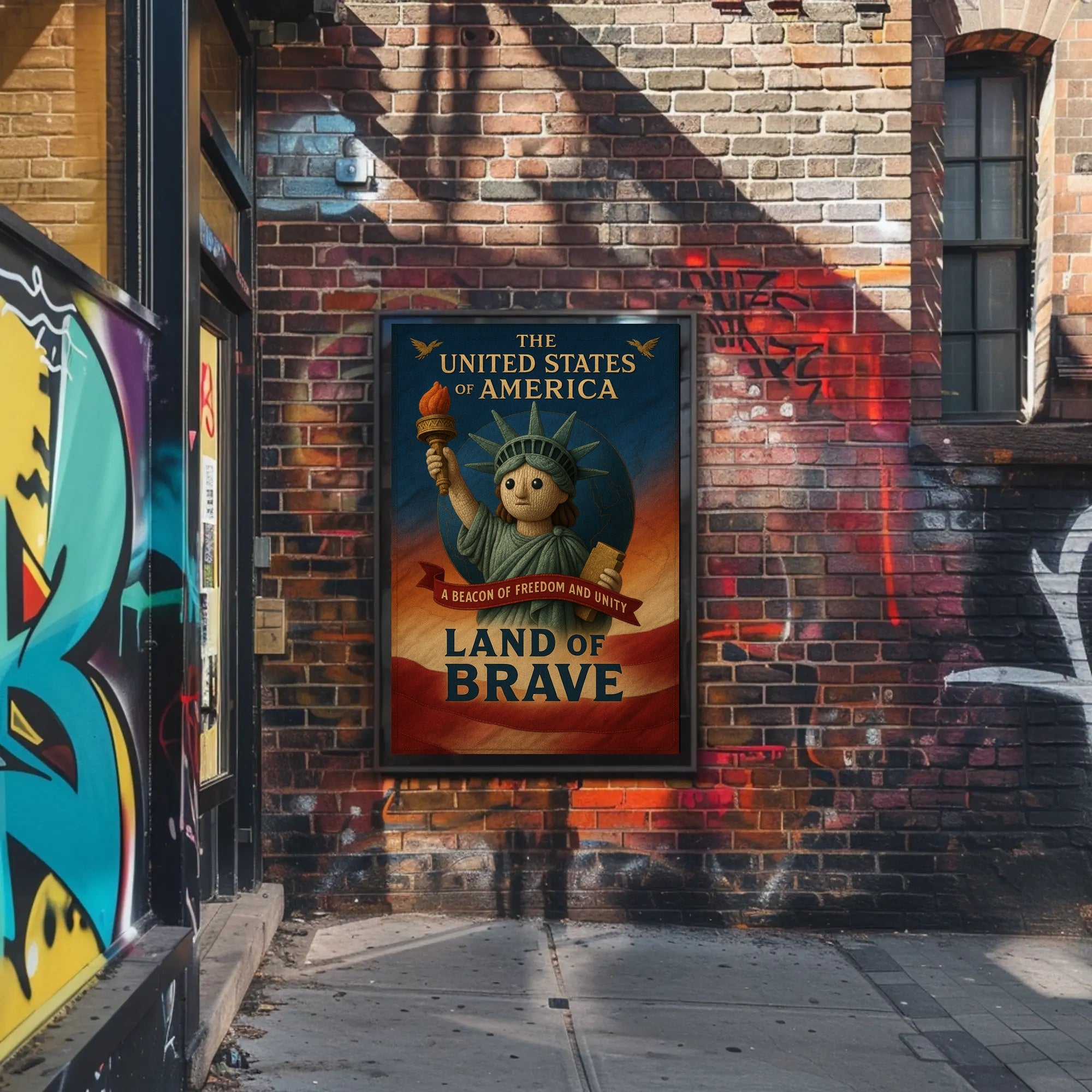 Land of the Brave Poster PosterGoat