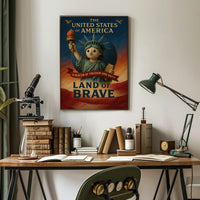 Land of the Brave Poster PosterGoat