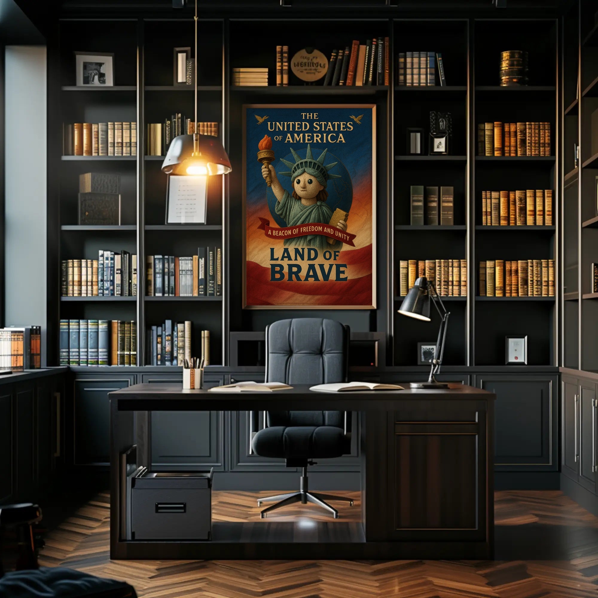 Land of the Brave Poster PosterGoat