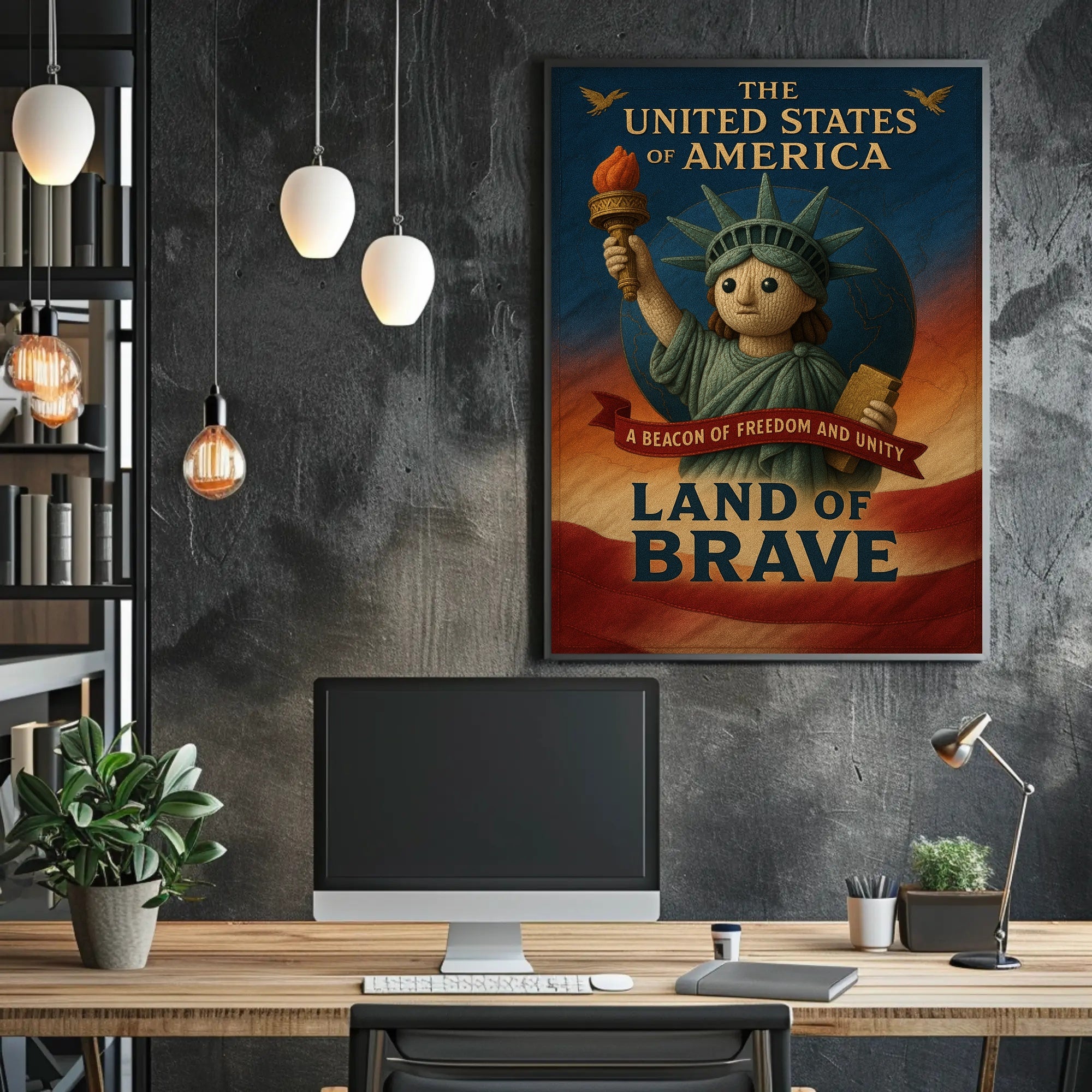 Land of the Brave Poster PosterGoat