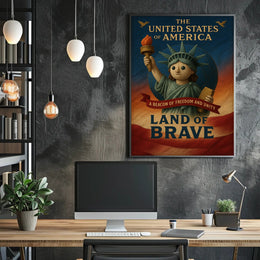 Land of the Brave Poster PosterGoat
