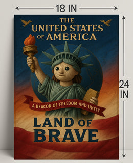 Land of the Brave Poster PosterGoat