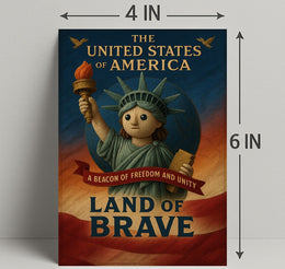 Land of the Brave Poster PosterGoat