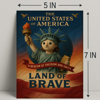 Land of the Brave Poster PosterGoat