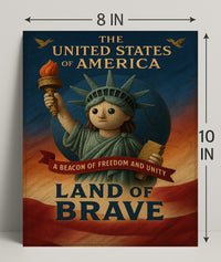 Land of the Brave Poster PosterGoat