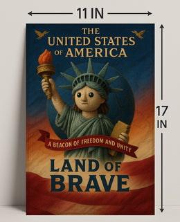 Land of the Brave Poster PosterGoat