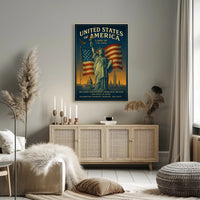 Land of the Free Poster PosterGoat