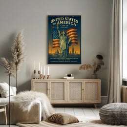 Land of the Free Poster PosterGoat