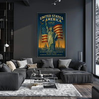 Land of the Free Poster PosterGoat
