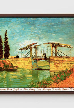 Langlois Bridge Arles 1888 Artistic Pop Culture Poster PosterGoat