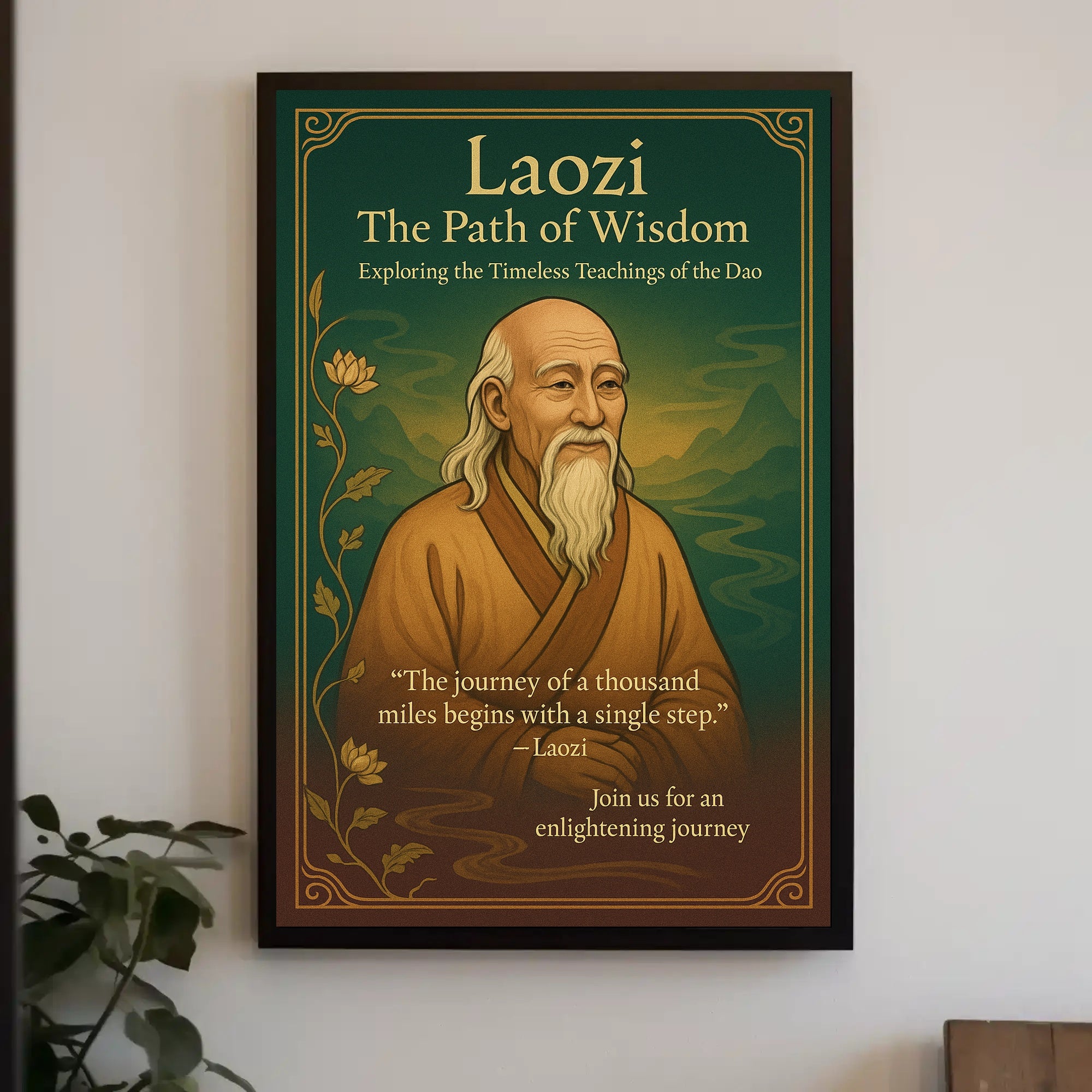 Laozi The Path of Wisdom Poster PosterGoat
