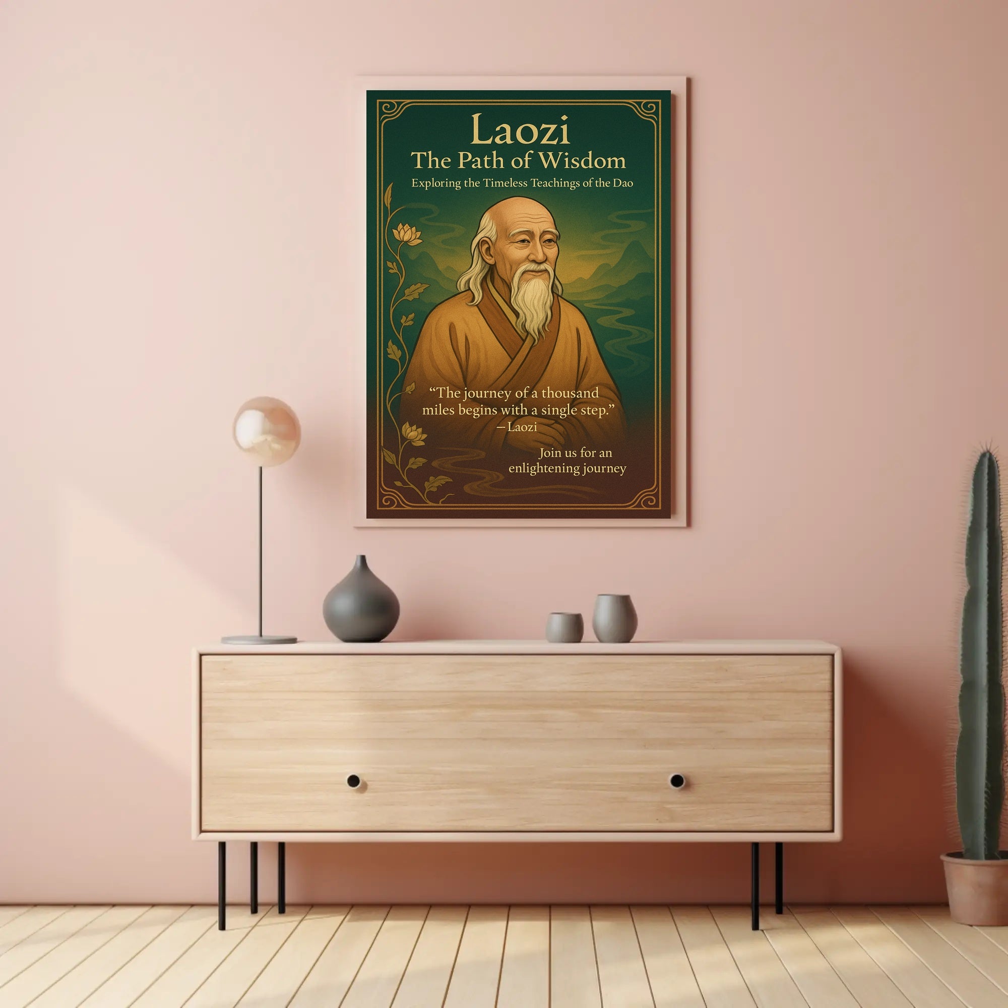 Laozi The Path of Wisdom Poster PosterGoat