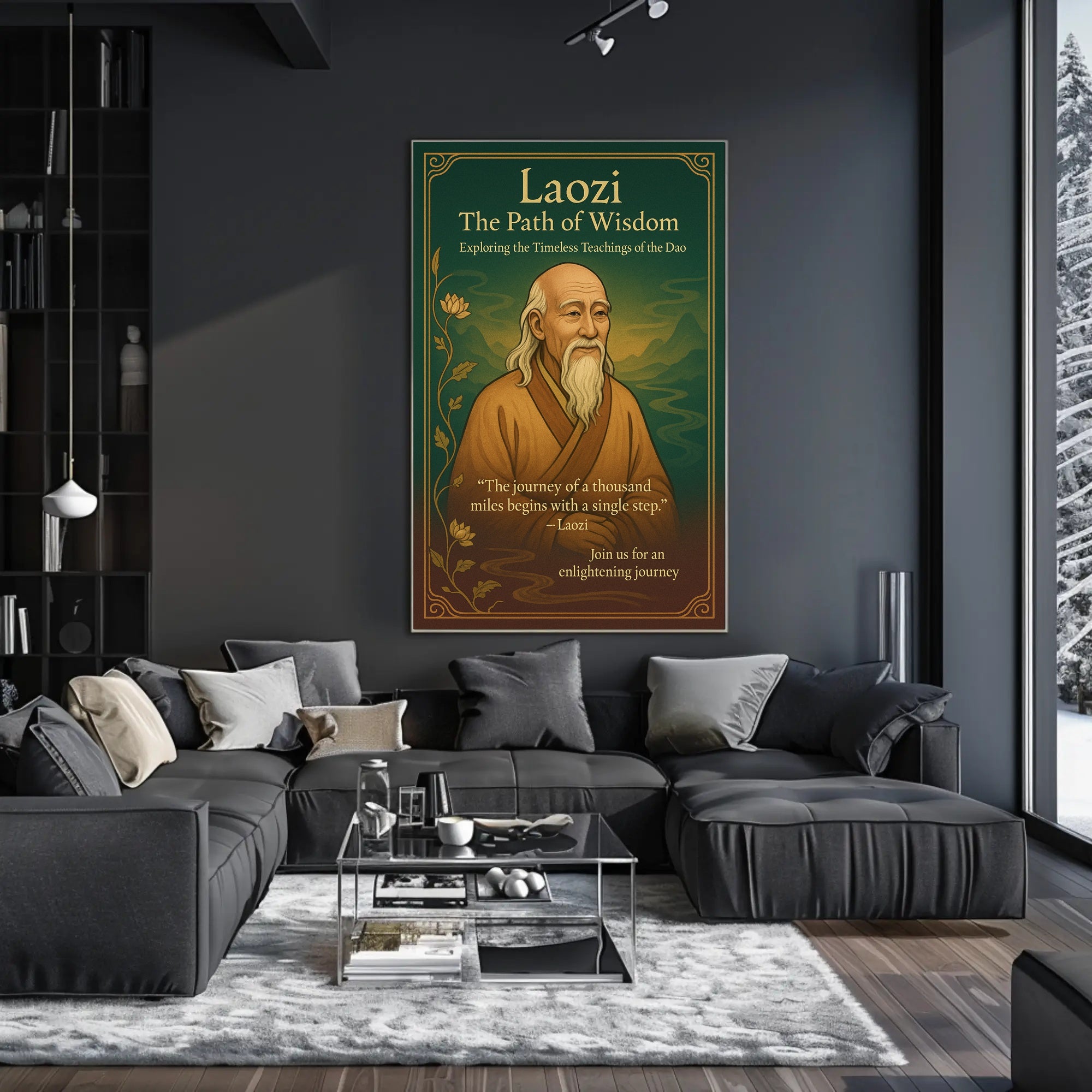 Laozi The Path of Wisdom Poster PosterGoat