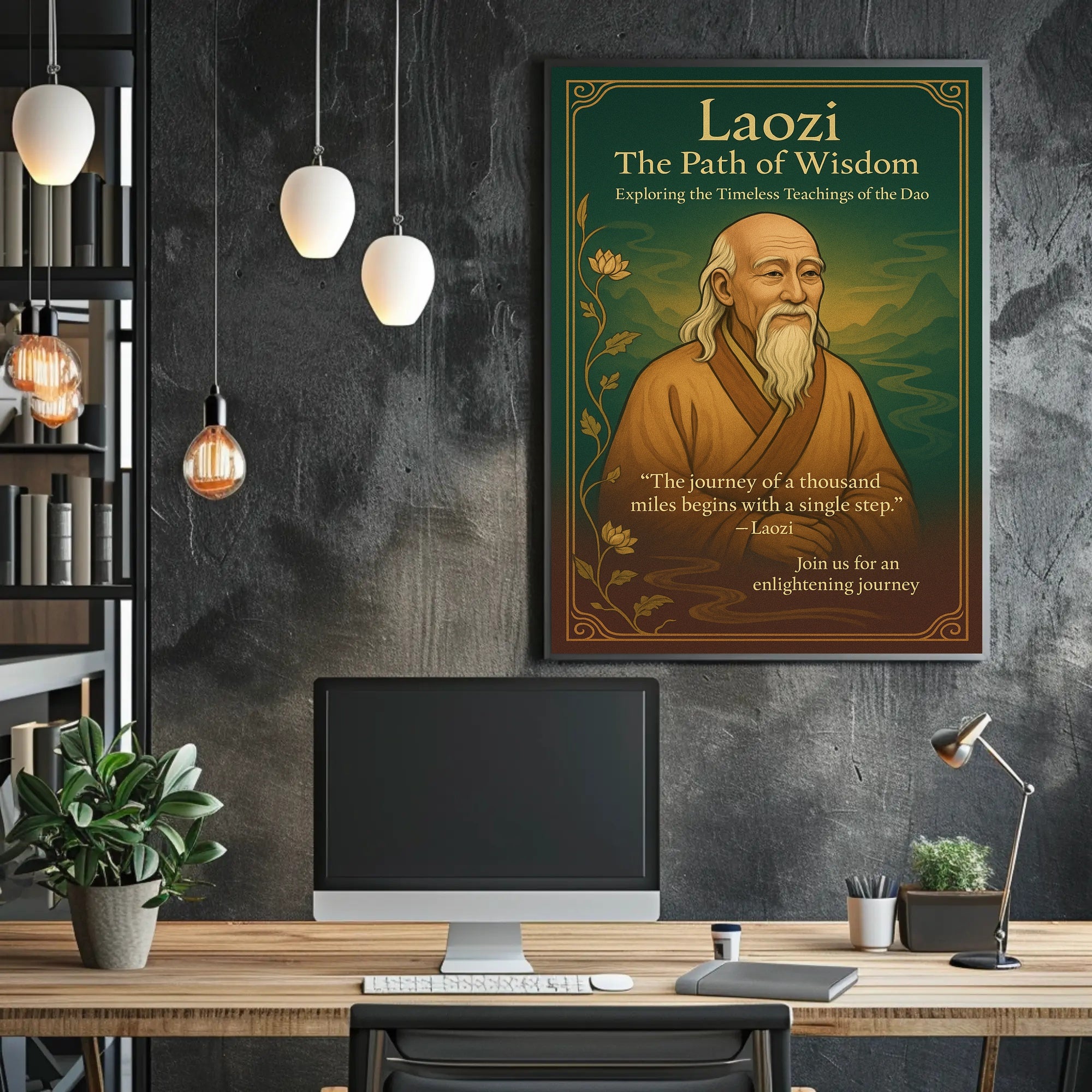 Laozi The Path of Wisdom Poster PosterGoat