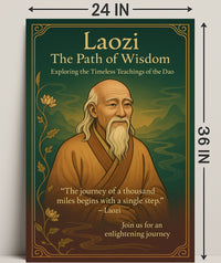 Laozi The Path of Wisdom Poster PosterGoat