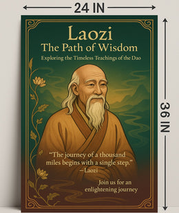 Laozi The Path of Wisdom Poster PosterGoat