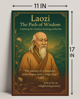 Laozi The Path of Wisdom Poster PosterGoat