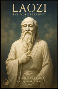 Laozi The Sage of Serenity Poster PosterGoat
