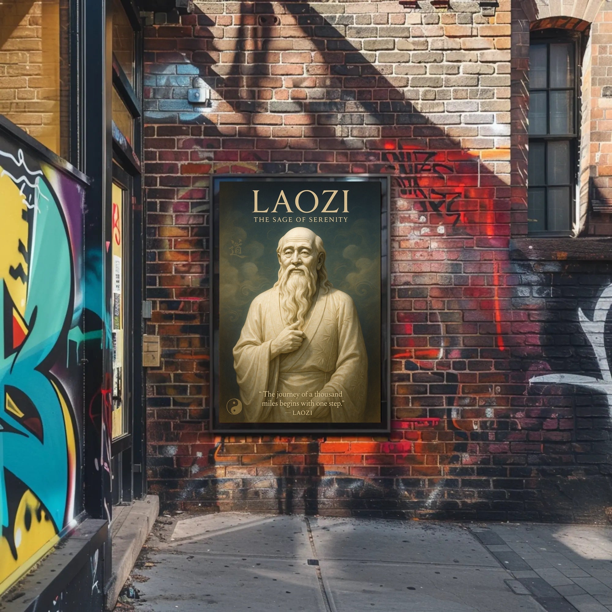 Laozi The Sage of Serenity Poster PosterGoat