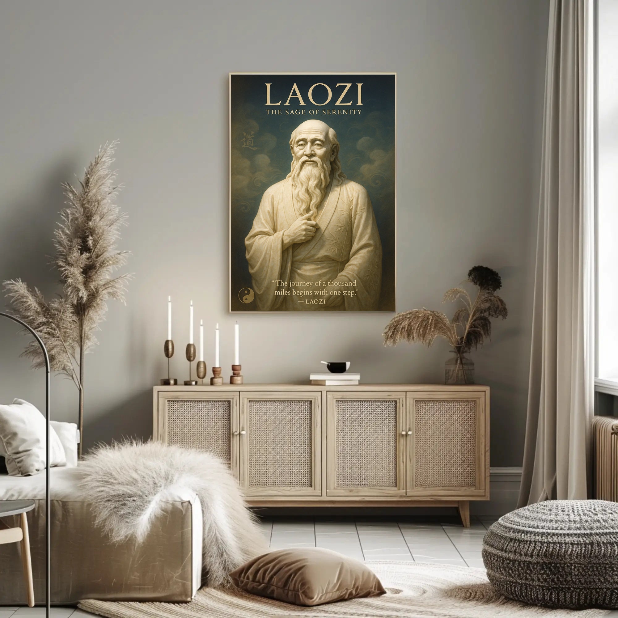 Laozi The Sage of Serenity Poster PosterGoat