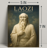 Laozi The Sage of Serenity Poster PosterGoat