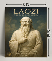 Laozi The Sage of Serenity Poster PosterGoat